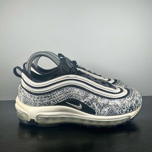 Nike Black White Snakeskin Women's Sneakers size 7.5